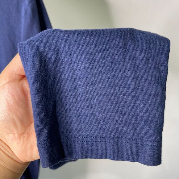 POLO Ralph Lauren Men's Navy Blue One Side Pocket Hoodie Size Medium - Picture 8 of 10